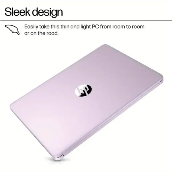 HP 14" HD Business Laptop,Intel Processor N150,Up to 16GB RAM,128GB UFS, Intel Graphics,Wi-Fi 6,Windows 11 S,Honey Lavender - Image 3