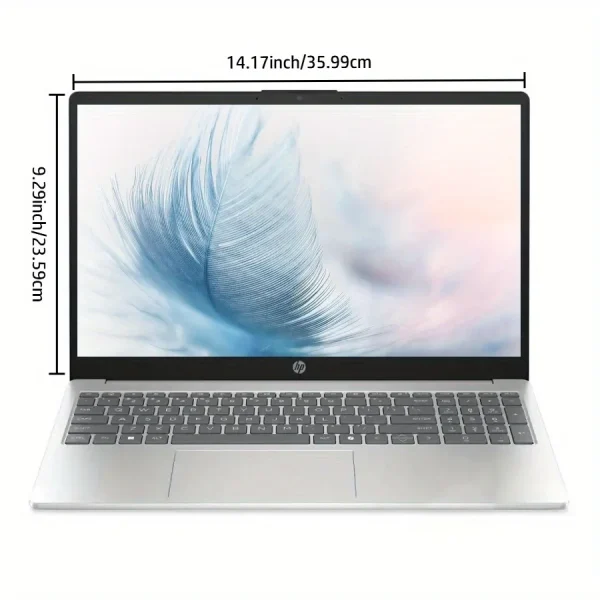 HP 15.6" HD TouchScreen Business Laptop, Intel Core i3-1315U, 32GB DDR4 RAM, 2TB SSD, Wi-Fi 6, Windows 11 Home, Natural Silver - Image 2