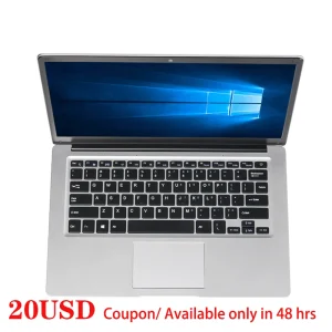 14inch Student Cheap Laptop 6GB RAM 64GB/128GB/512GB SSD HD Cam WiFi Bluetooth Windows 10 Notebook Computer