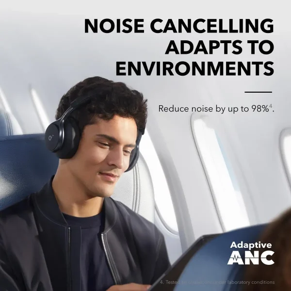 Soundcore by Anker Space One Active Noise Cancelling Headphones 2X Stronger Voice Reduction 40H ANC Playtime App Control - Image 3
