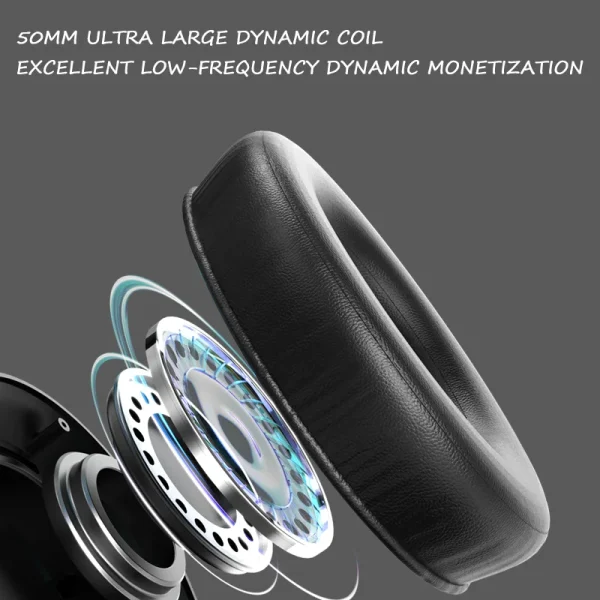 LDON L839 Bluetooth 5.3 Earphones Headphones Foldable Gaming Headset Sport Headphone with Mic Music Earbuds - Image 3