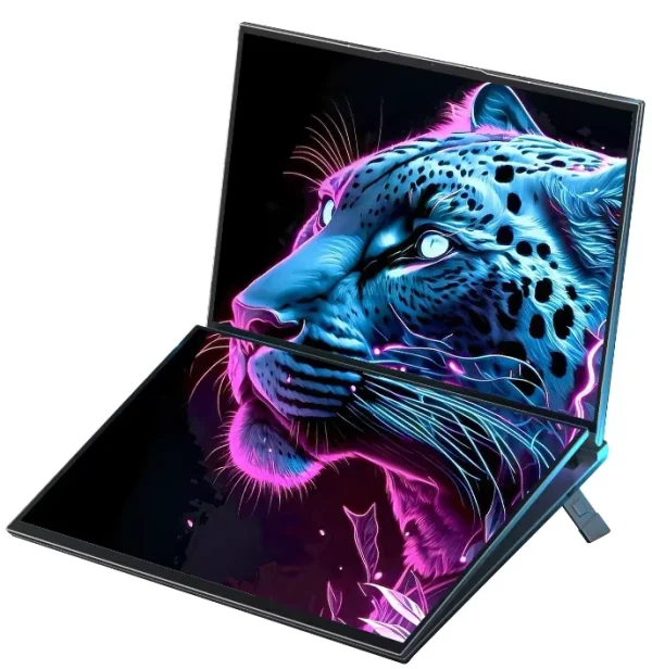 top 16+16 inch Dual Screen Laptop Intel i7-1360P Windows 11 64GB 2*DDR4 M.2 2280 2TB SSD WIFI BT Double Screen Laptop Computer - Image 2
