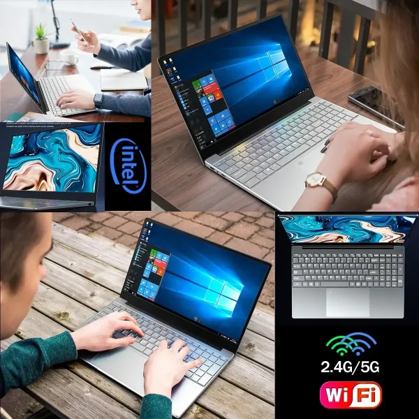 Laptop 15.6 Inch IPS Screen 16GB RAM Intel 11th N5095 Business Netbook Windows 10 11 Pro Gaming Office Notebook Pc Portable - Image 5