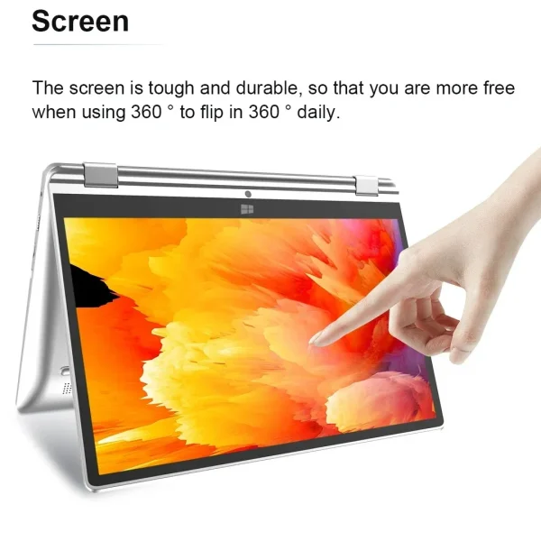 11.6 Inch Touch Screen Notebook 2 in 1 Windows 11 Pro Intel N4020 Tablet PC Computer 8GB DDR4 128GB 256GB 512GB SSD study Laptop - Image 3