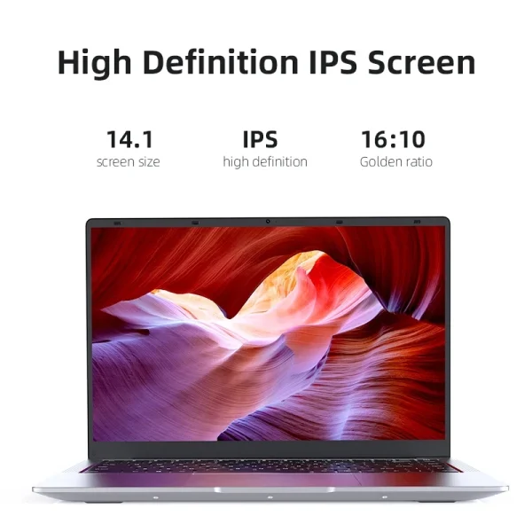 Laptop Computer Windows 11 Pro Intel Atom A3950 2025 Notebook PC 12GB RAM 512GB 1TB 2TB SSD 1920*1080P Office Study Computer - Image 2