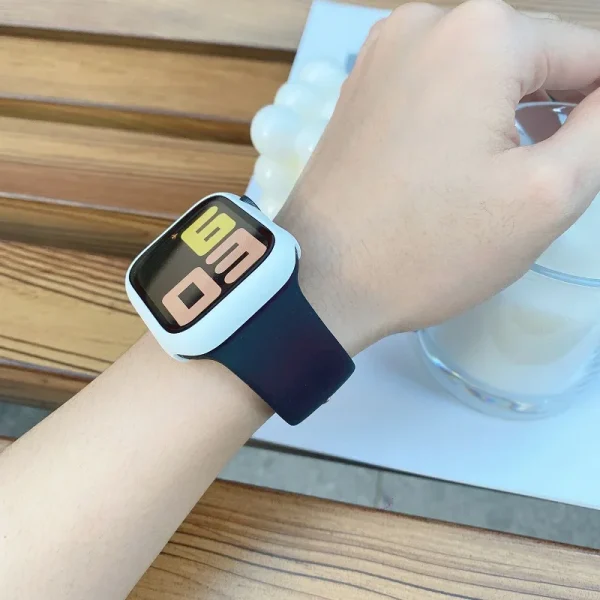Silicone Band For Apple Watch strap 44mm 45mm 40mm 41mm 42-38mm 45 mm sport bracelet iwatch series 8 7 6 5 4 3 SE 9 Ultra 2 49mm - Image 4