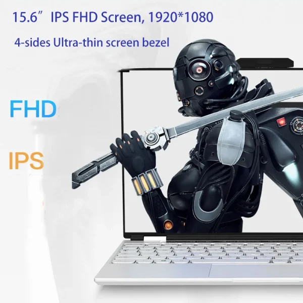 2022 15.6 inch N5105 11th Gen Quad Core School Laptop 16GB Ram 1TB M.2 SSD 512GB 256GB 128GB Windows 10 11 Metal Notebook - Image 4